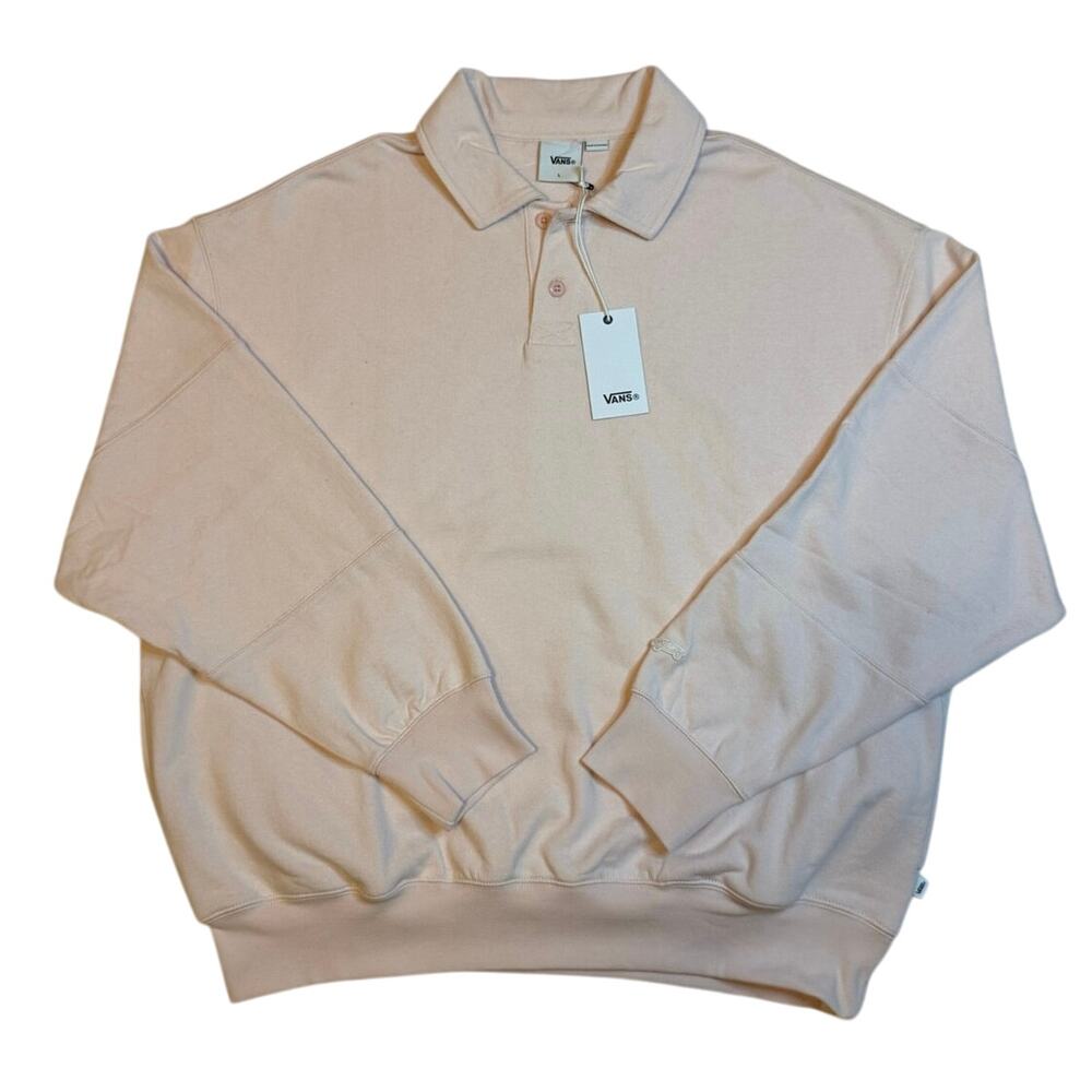 VANS Long-sleeve Heavyweight Polo sz: X-LARGE  NEW WITH TAGS